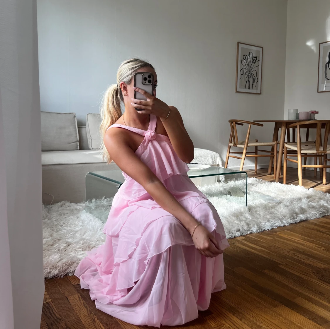 Rosa klänning   - 91