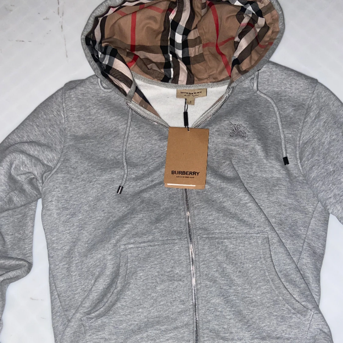 BURBERRY ZIP HOODIE 