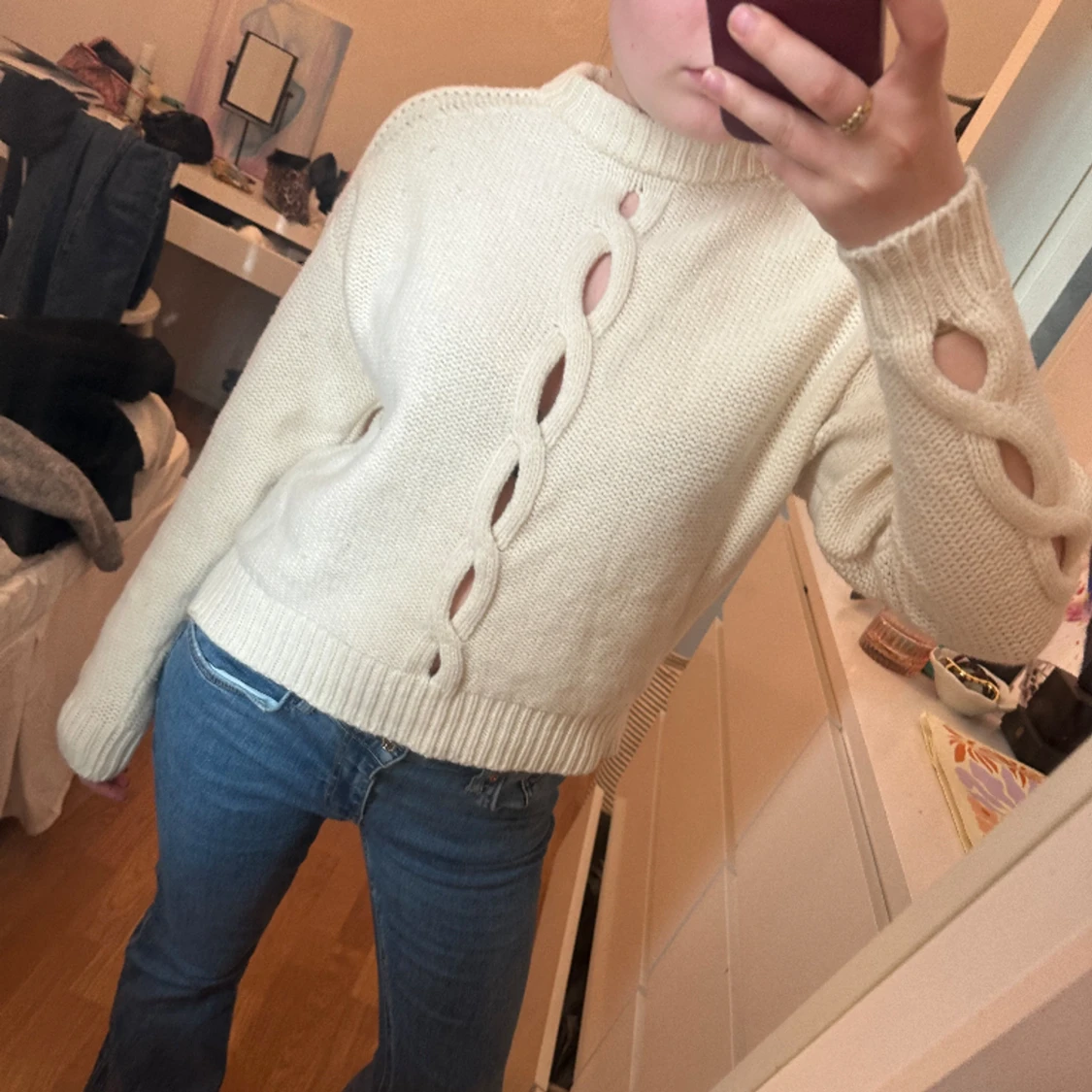 Stickad tröja  - 90