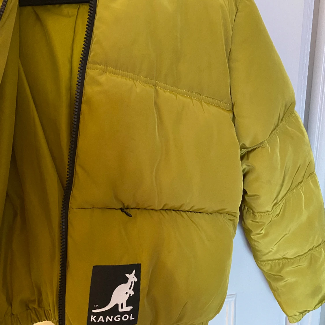 Grön pufferjacket - 90