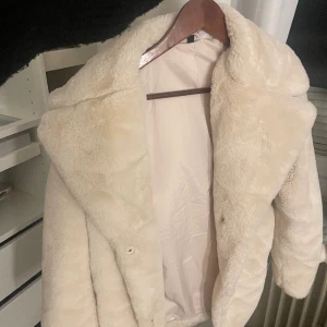 Trendig pälsjacka - En snygg pälsjacka (fake) ifrån h&m som är trendiga just nu i storlek Xxs men passa även xs 