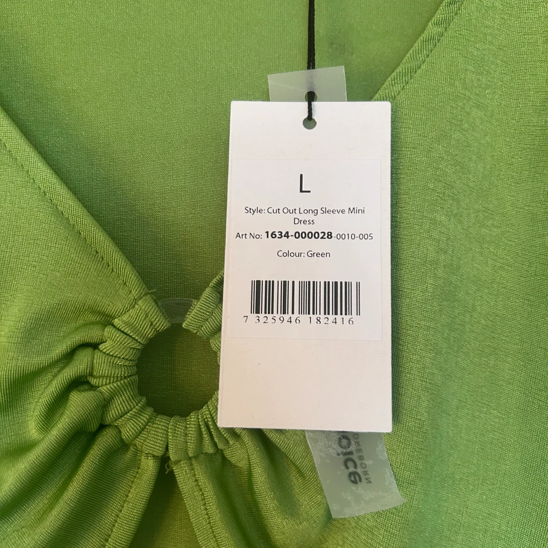 Grön sommarklänning - 91