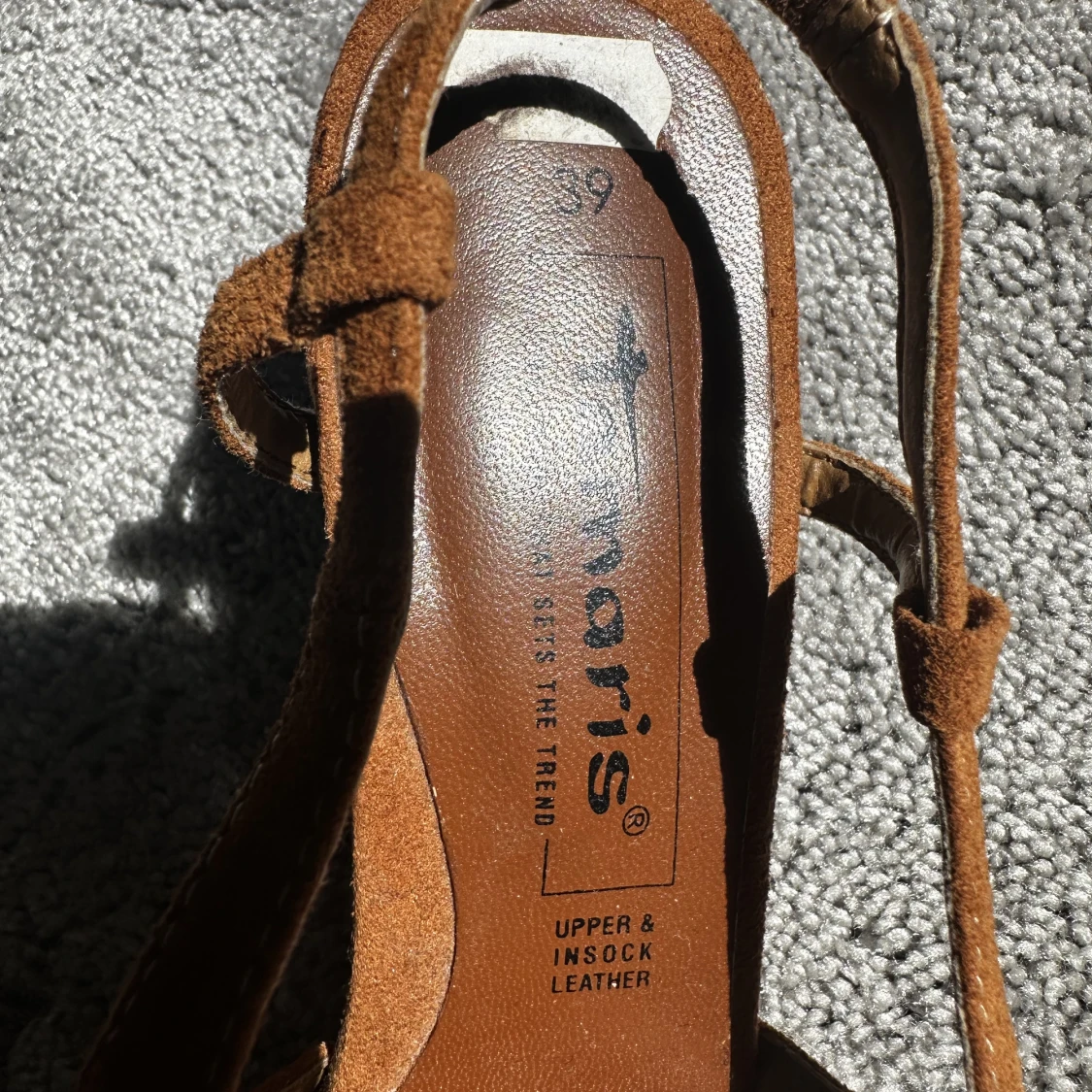 Vintage mocka klackar - 91