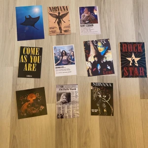 Posters/ affischer  - Poster/ affischer mest nirvana priset varierar beroende på hur många du köper 🤘😻🫶🏼