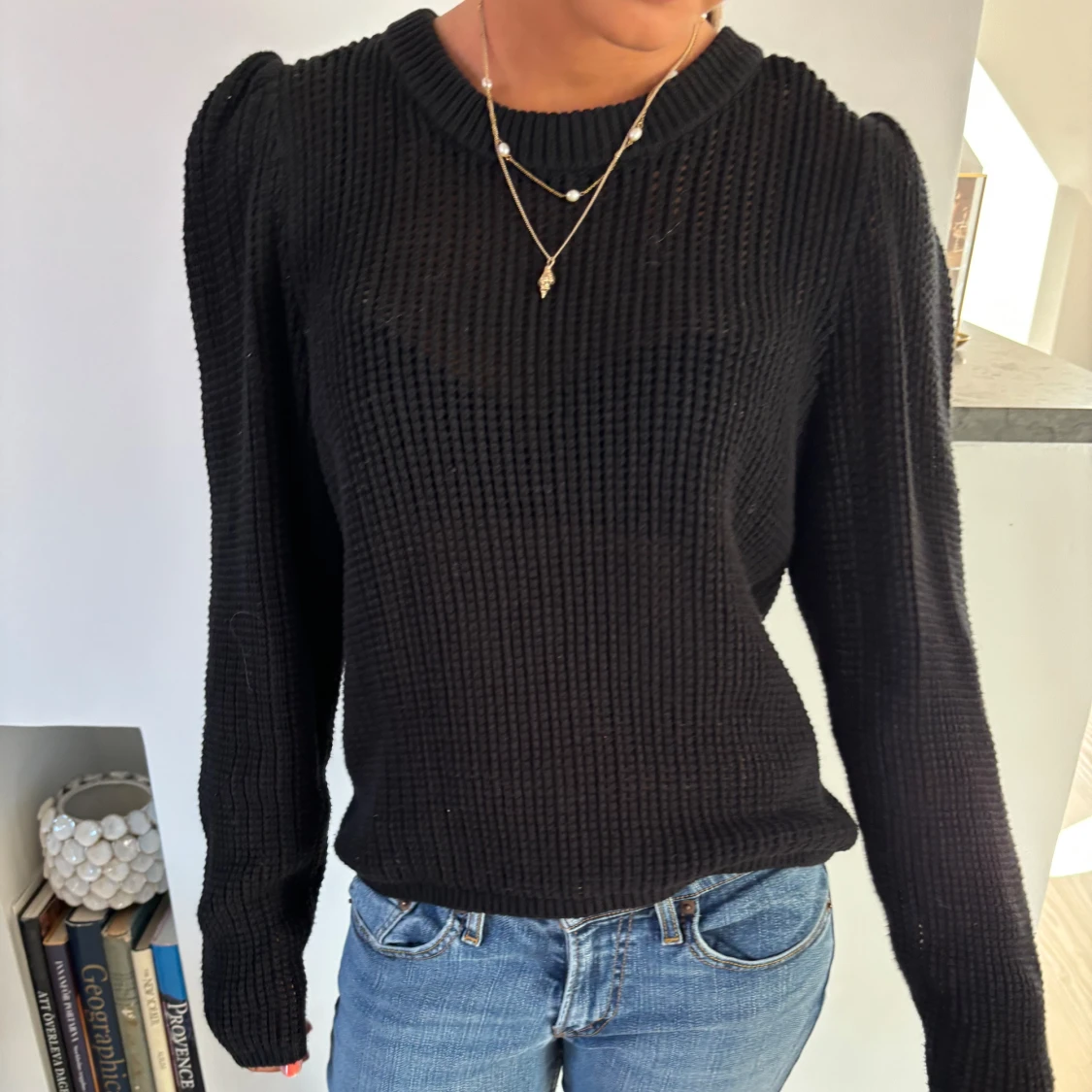 Cool stickad tröja  - 90