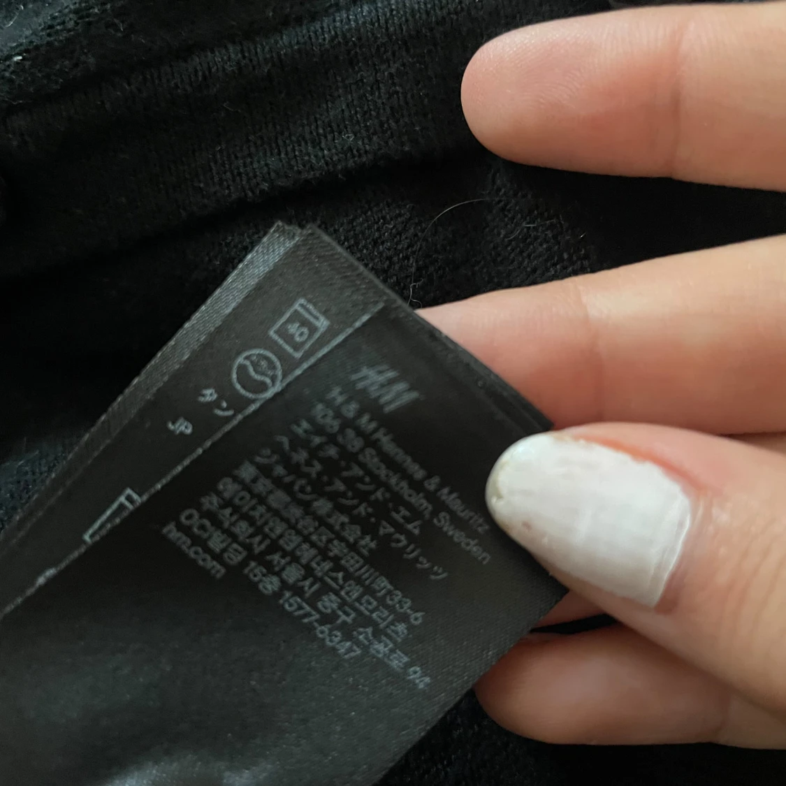 Svart kofta från H&M - 90