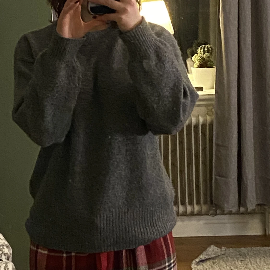 Mysig stickad tröja  - 90