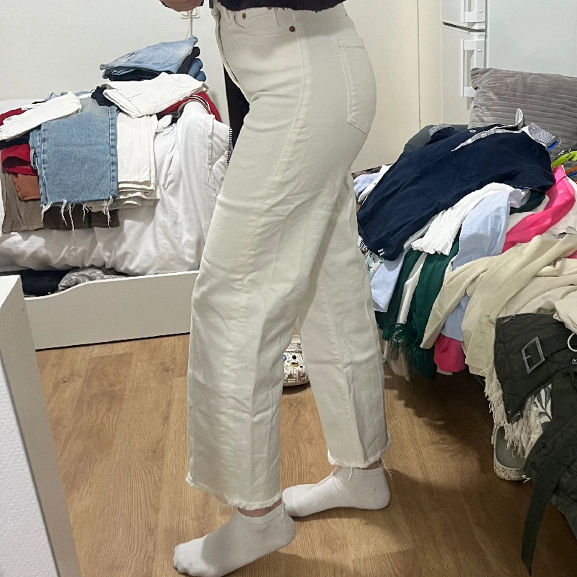 Vit byxa - storlek 36 - 90