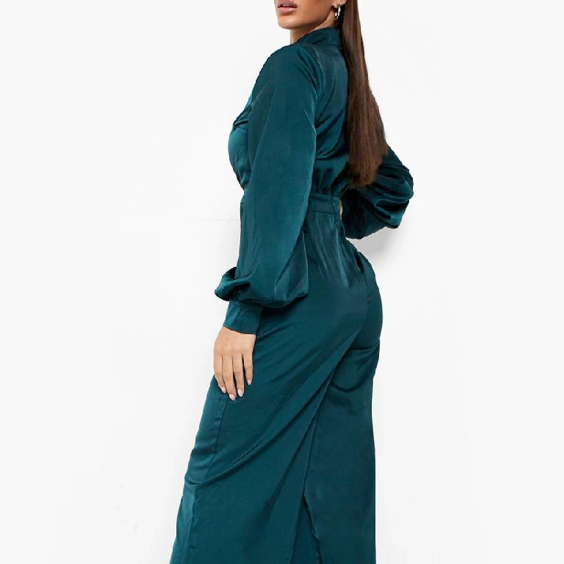 Jumpsuit i satin - 91