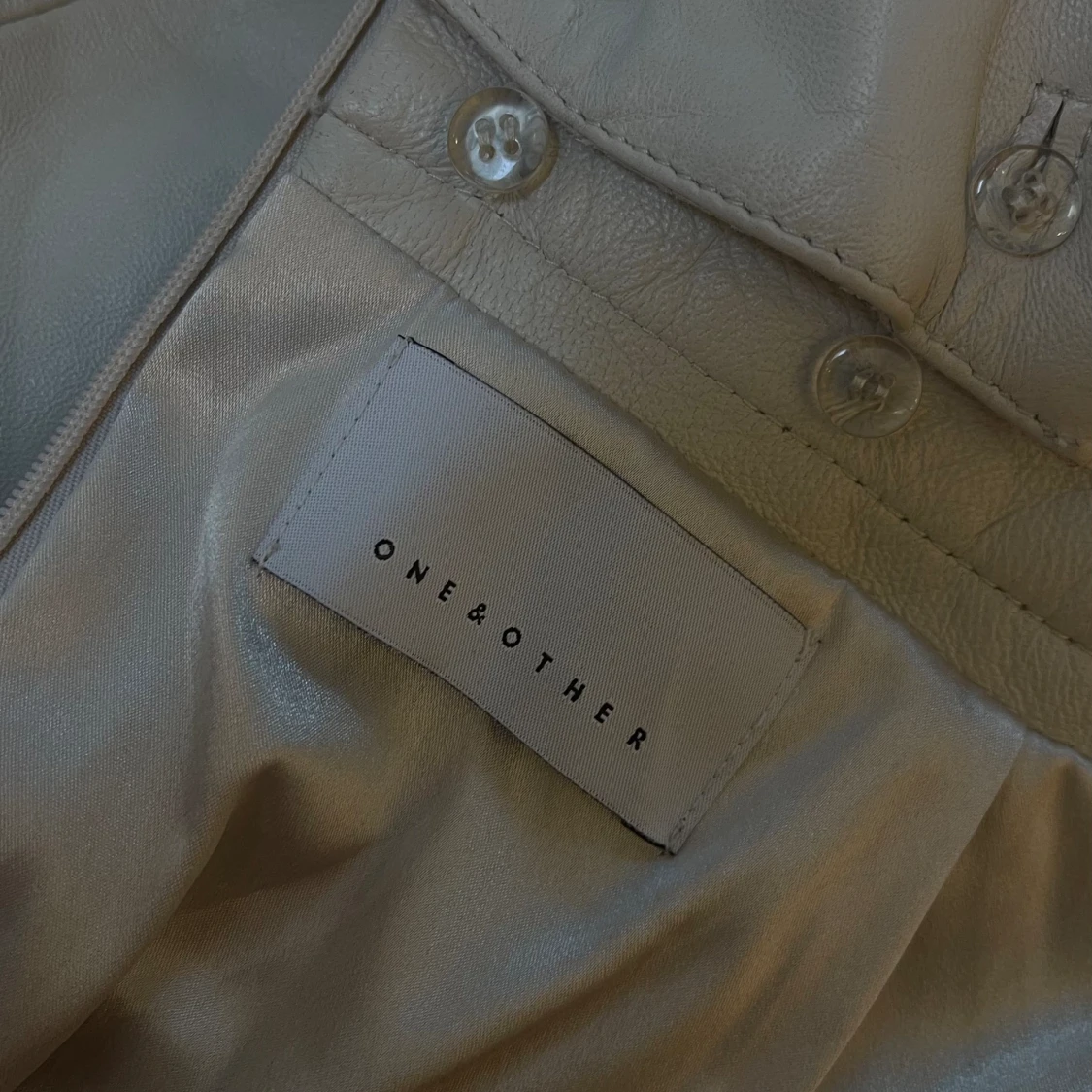 Klänning i läder - 91