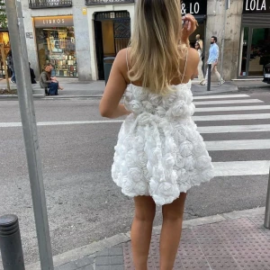 Flower details Mini dress (NAKD) - Säljer min klänning från Lojsan Wallins kollektion med NA-KD, köpte den som studentklänning men valde en annan så det är oanvänd men lappen är borta🩷 