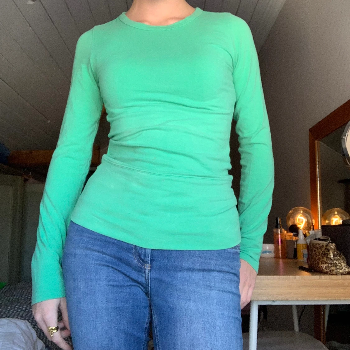 Grön långärmad tröja🫶🏼