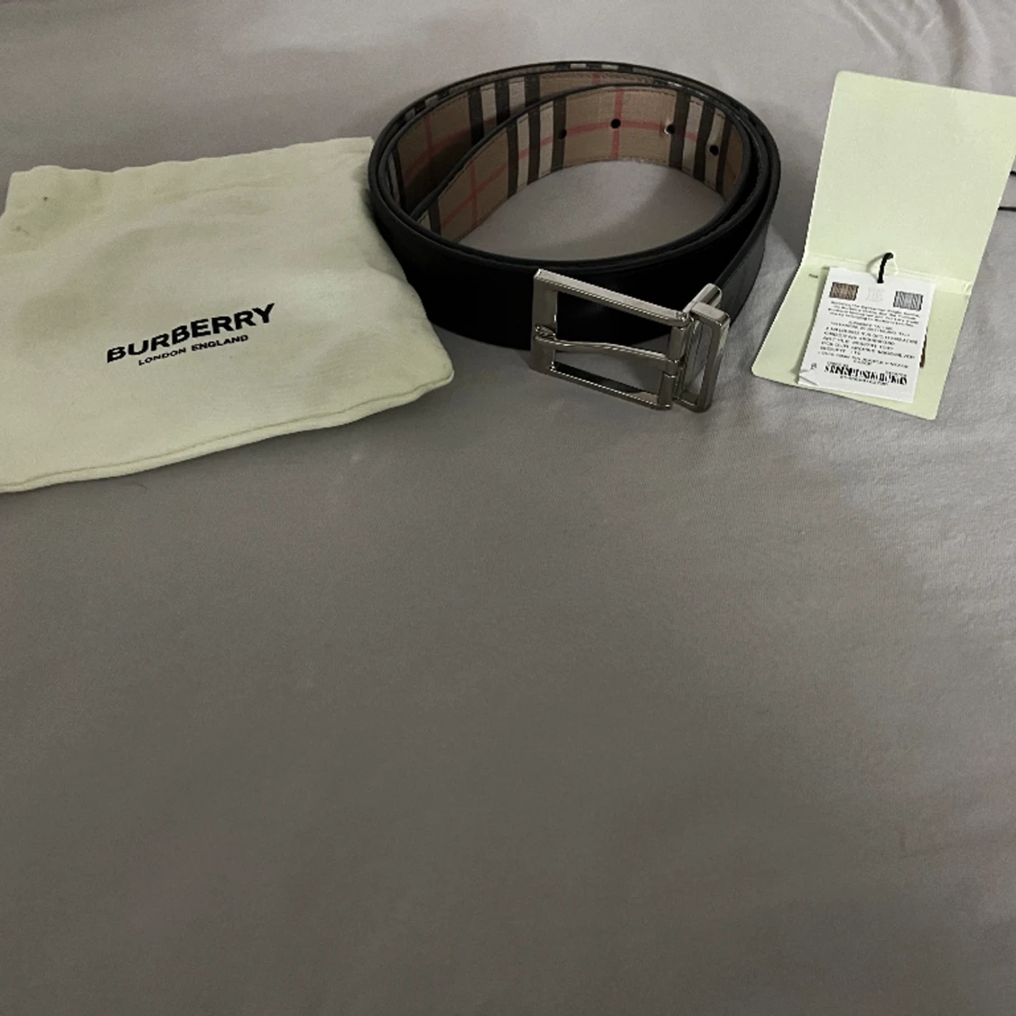 Burberry bälte äkta - 90