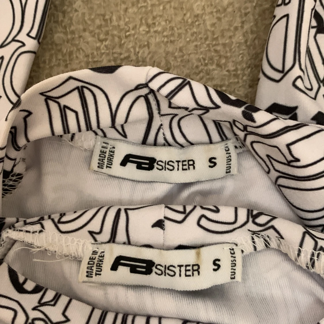 Vit långärmad tröja från FB Sister - 92