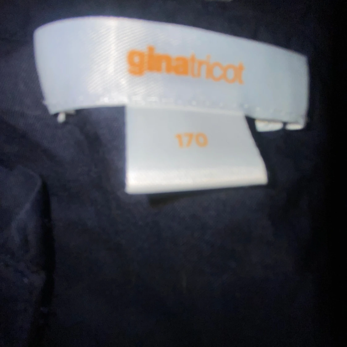 Jättefin blå blus - 90