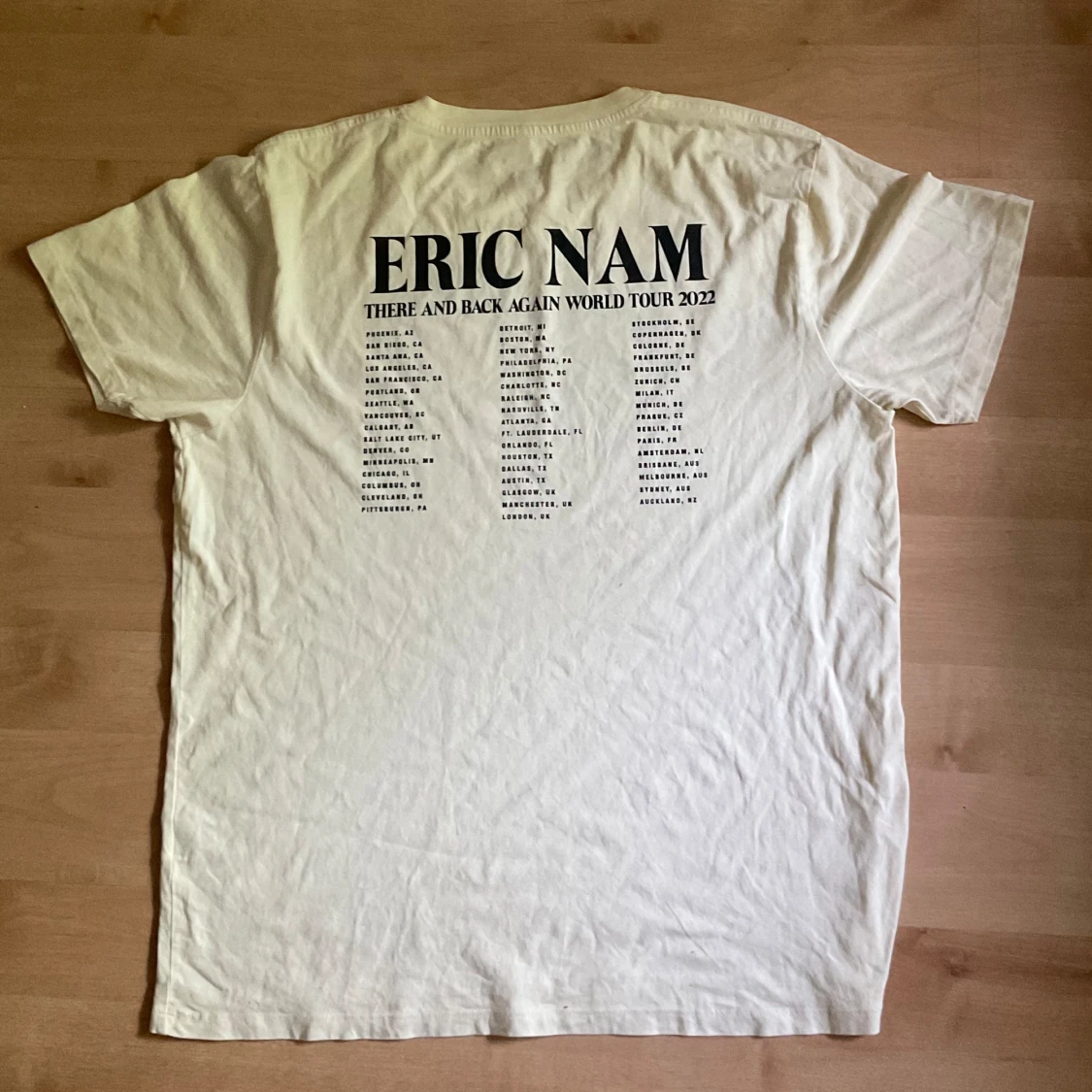 Kpop Tour Merch, Eric Nam T-shirt - 90