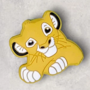 Silikonpärla, Simba, Lejonkungen  - Silikonpärla, ny, BPA-fri 