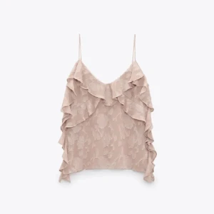 Zara volang top  - Säljer den då den inte kommer till användning, skriv för frågor ❤️
