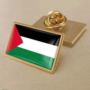 Palestina flagga pin badge  1 st