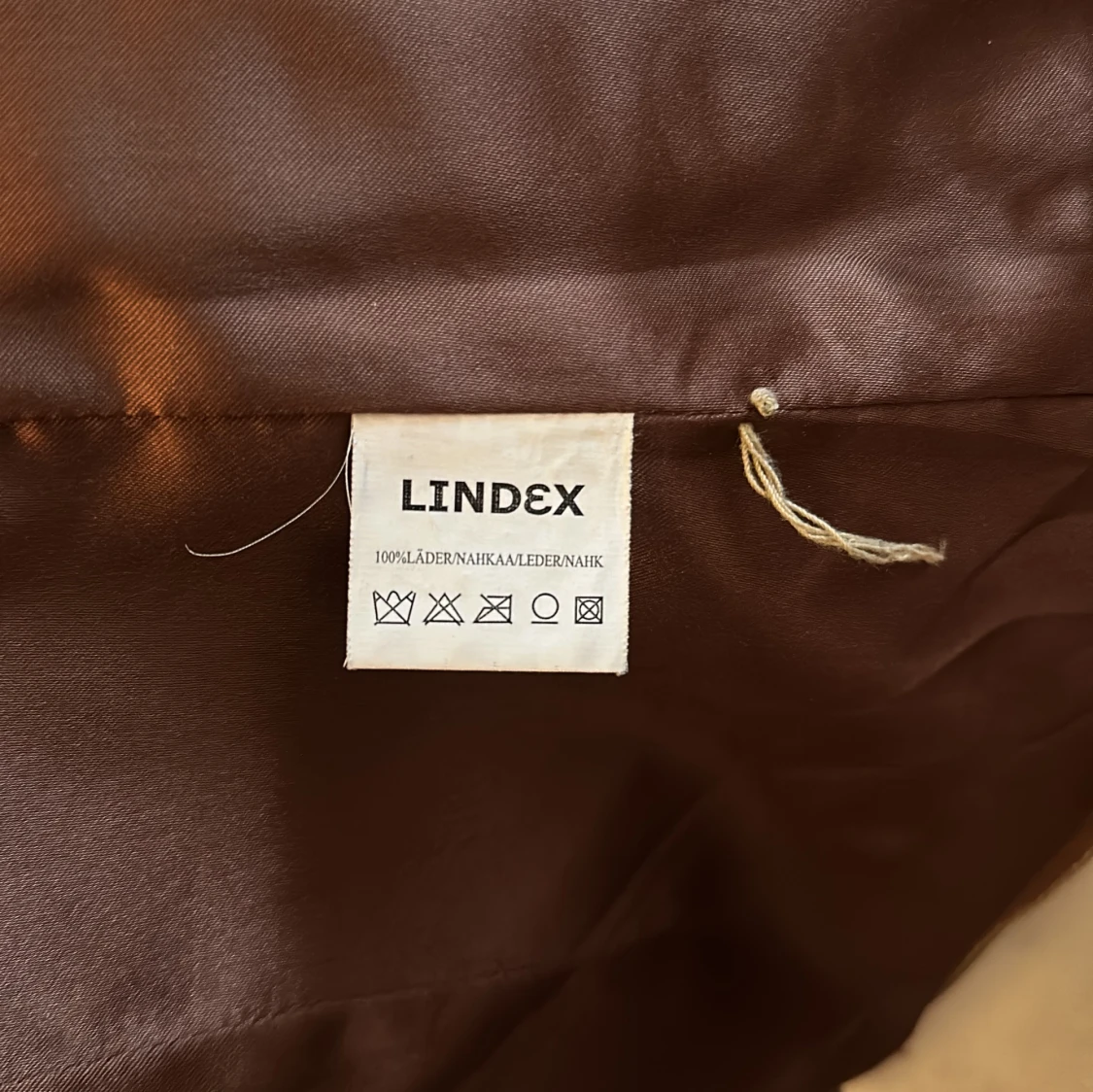 Brun skinnjacka från Lindex - 92