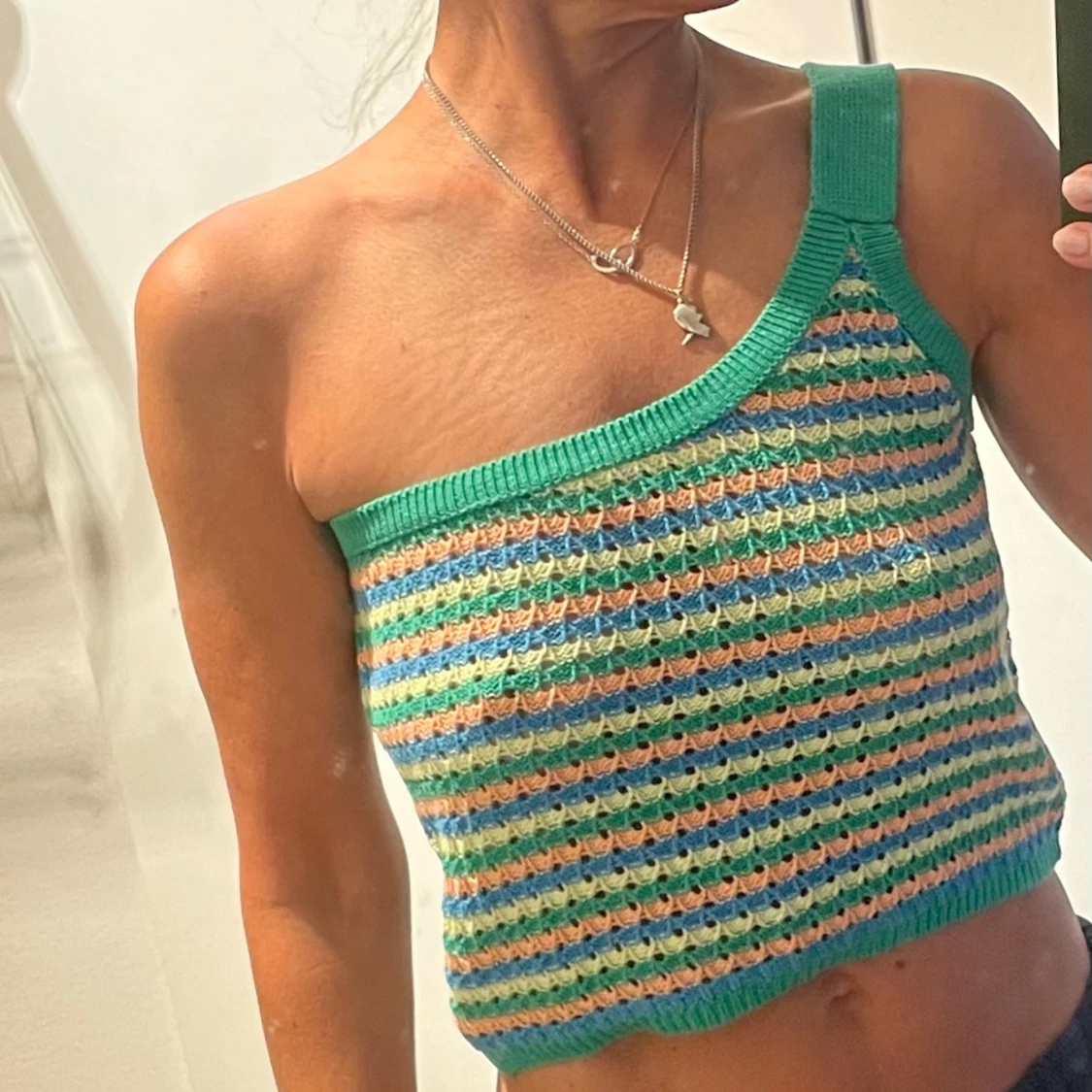 Stradivarius Virkad topp oanvänd. Jättefin.  - 91