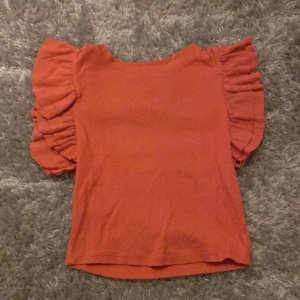 Zara volangtröja - Jag säljer denna jättefina rosa volangtröja från zara i storlek S men passar även XS🩷 Använd fåtal gånger och är perfekt för sommaren🩷pris går att diskutera 🫶🏼