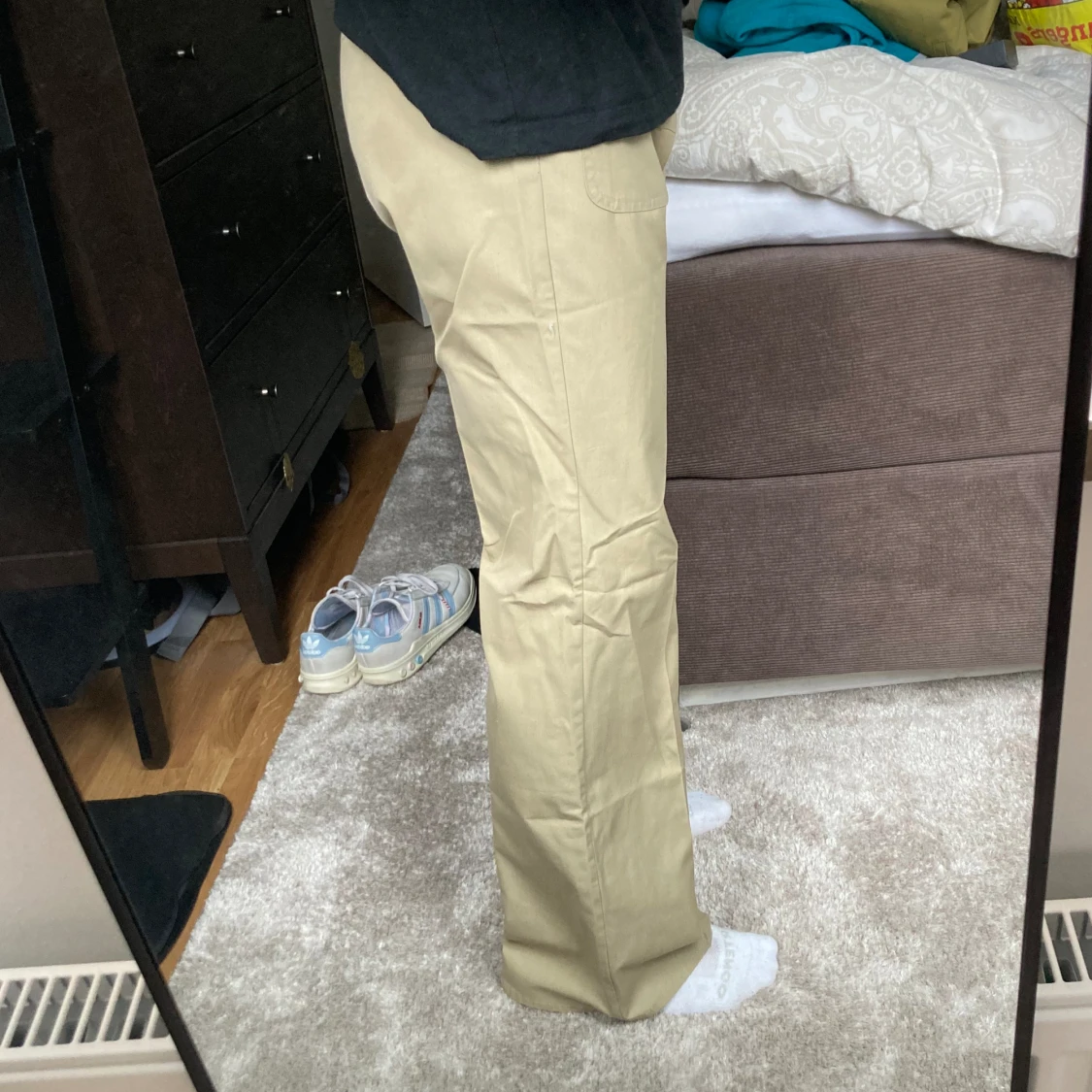 Gröna parachute byxor - 90