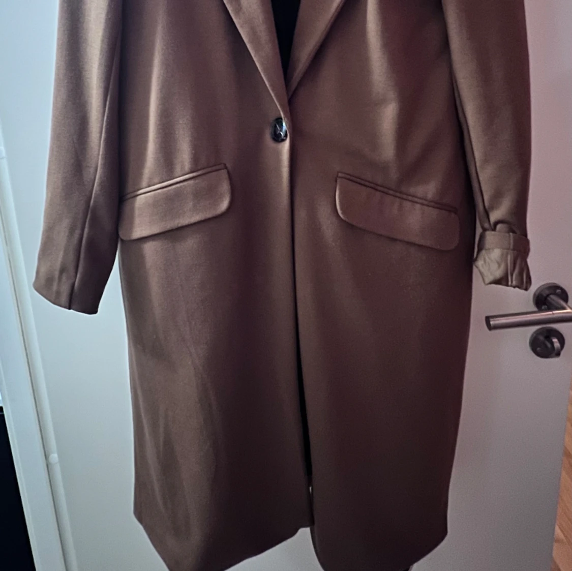 Tunn lång trenchcoat  - 91