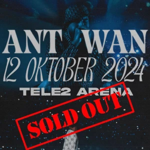 ANT WAN - Återpubl. eftersom Plick tog bort den förra. 2 st Ant Wan biljetter. Platsen är ”främre ståplats” early entrence. Säljer till högst budande. Nuvarande bud: 1550kr/st. Köp direkt: 1900kr/st. Biljetterna skickas via mail/AXS-app. Skriv för mer info!🫶🏼