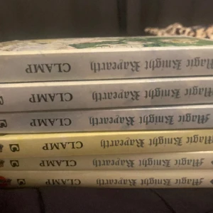 Manga böcker  - Säljer 6 st manga böcker på svenska o okej skick säljer billigt då jag inte läser du kan köpa 1 för 10 och alla för 50💗