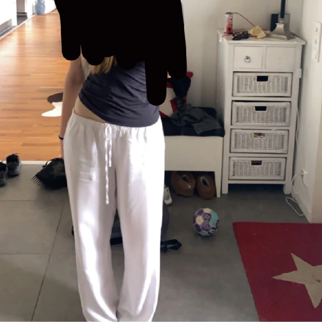 Gina tricot Linne/tygbyxor - 90