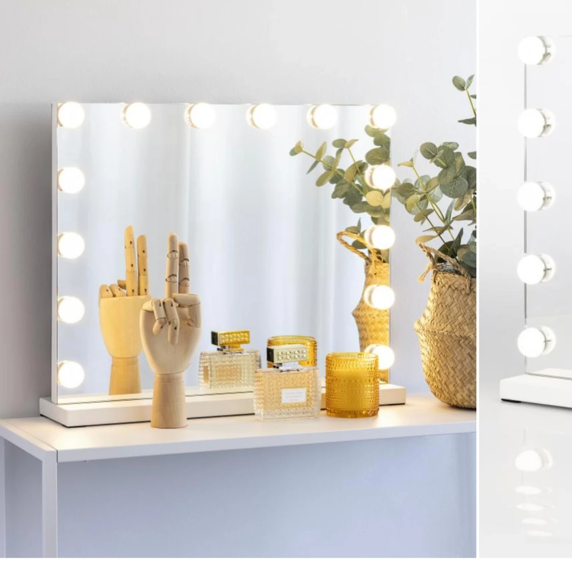 Spegel med belysning  - 90