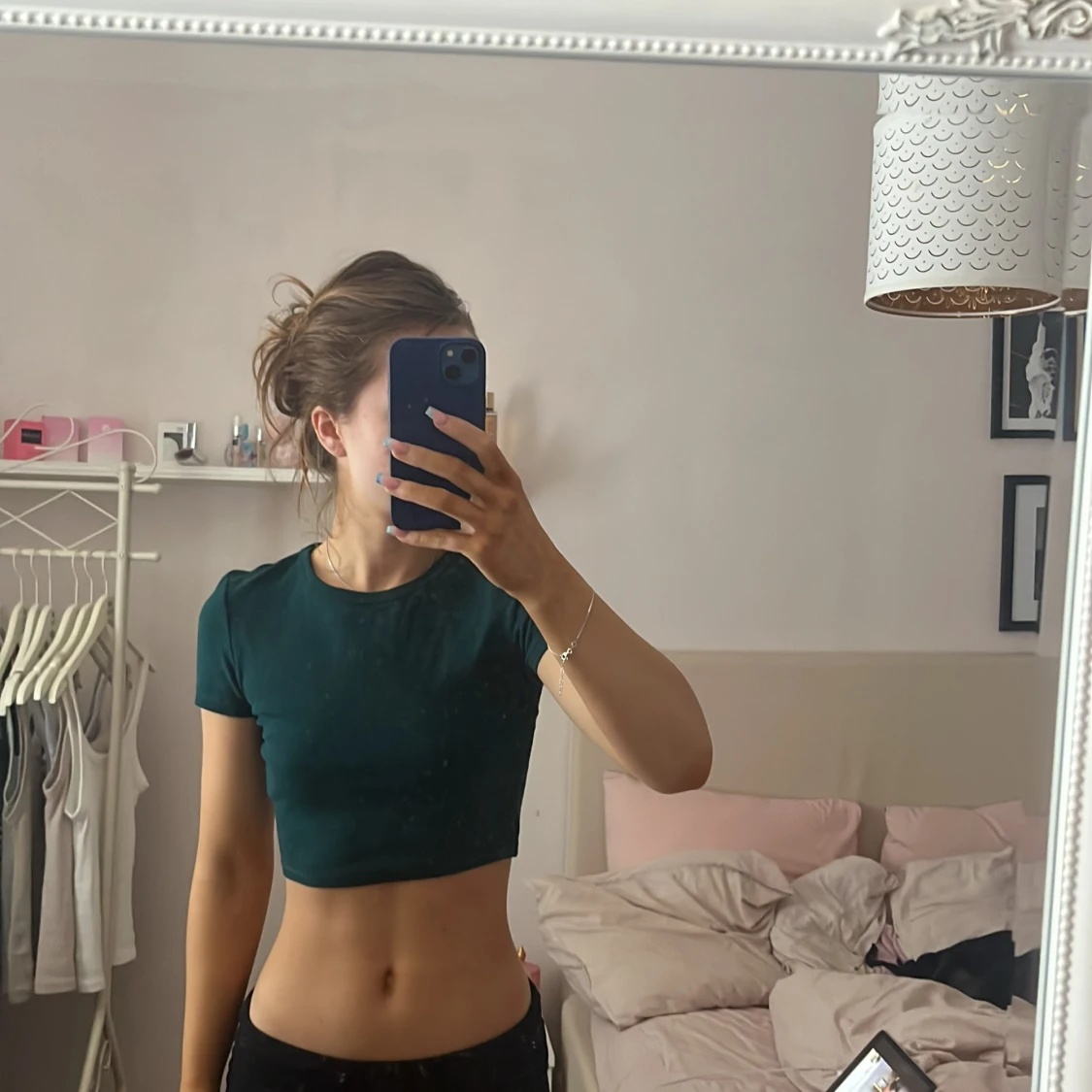 Grön crop top 