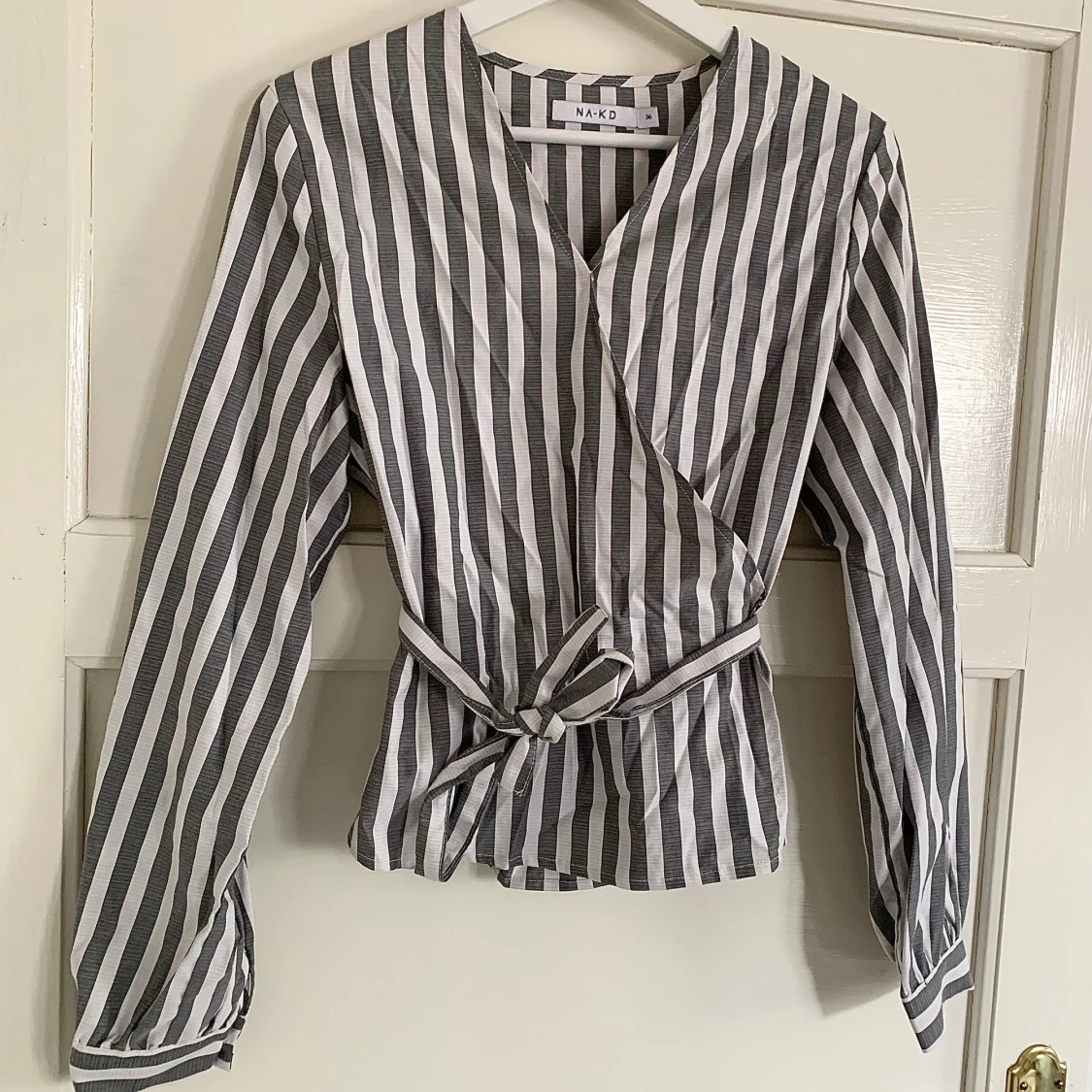 Randig ”skjortblus”