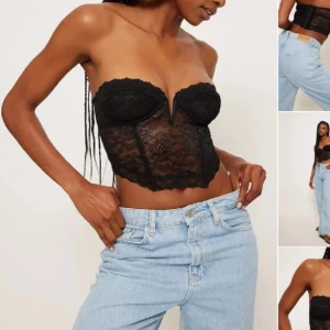 Korsettopp från NAKD - Säljer denna korsettopp från NAKD som är slutsåld i storlek 80B. Passar mig som vanligtvis har 70B/75B. Endast använd en gång! Säljer för att den inte kommer till användning🫶