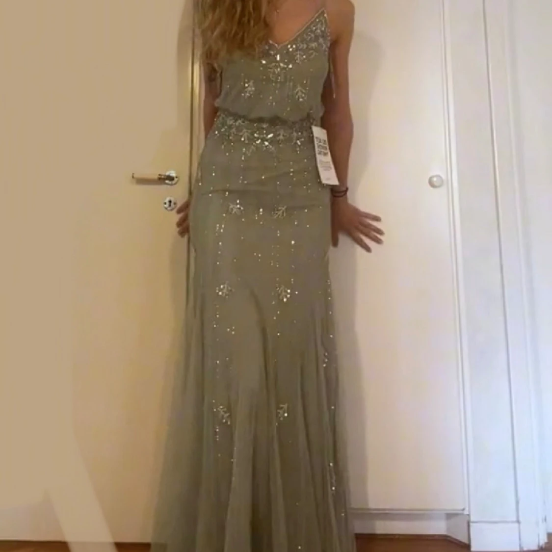 Keeva gray maxi dress