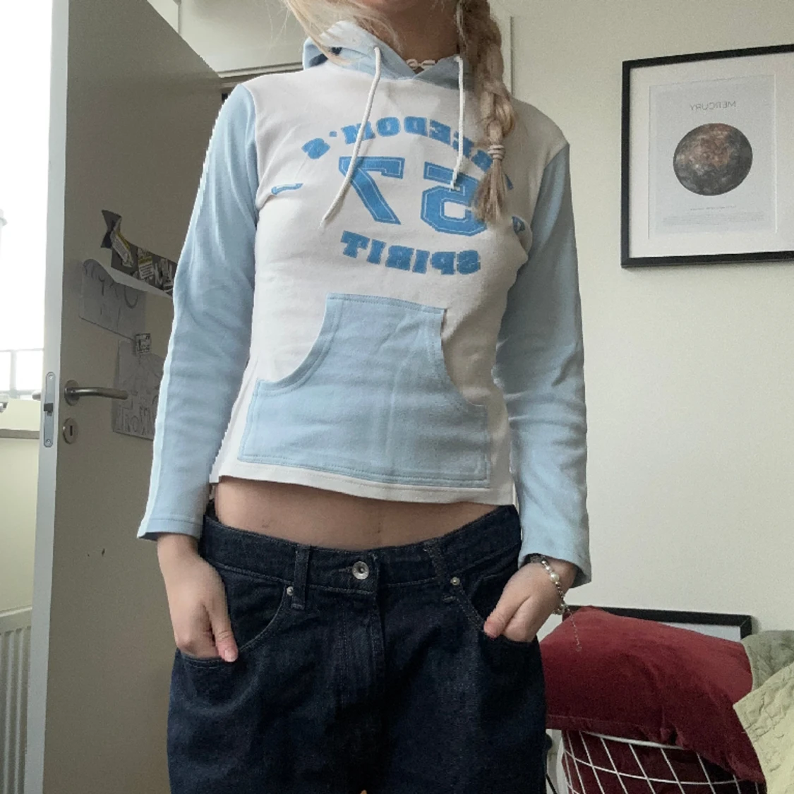 cute sports hoodie / long speeve