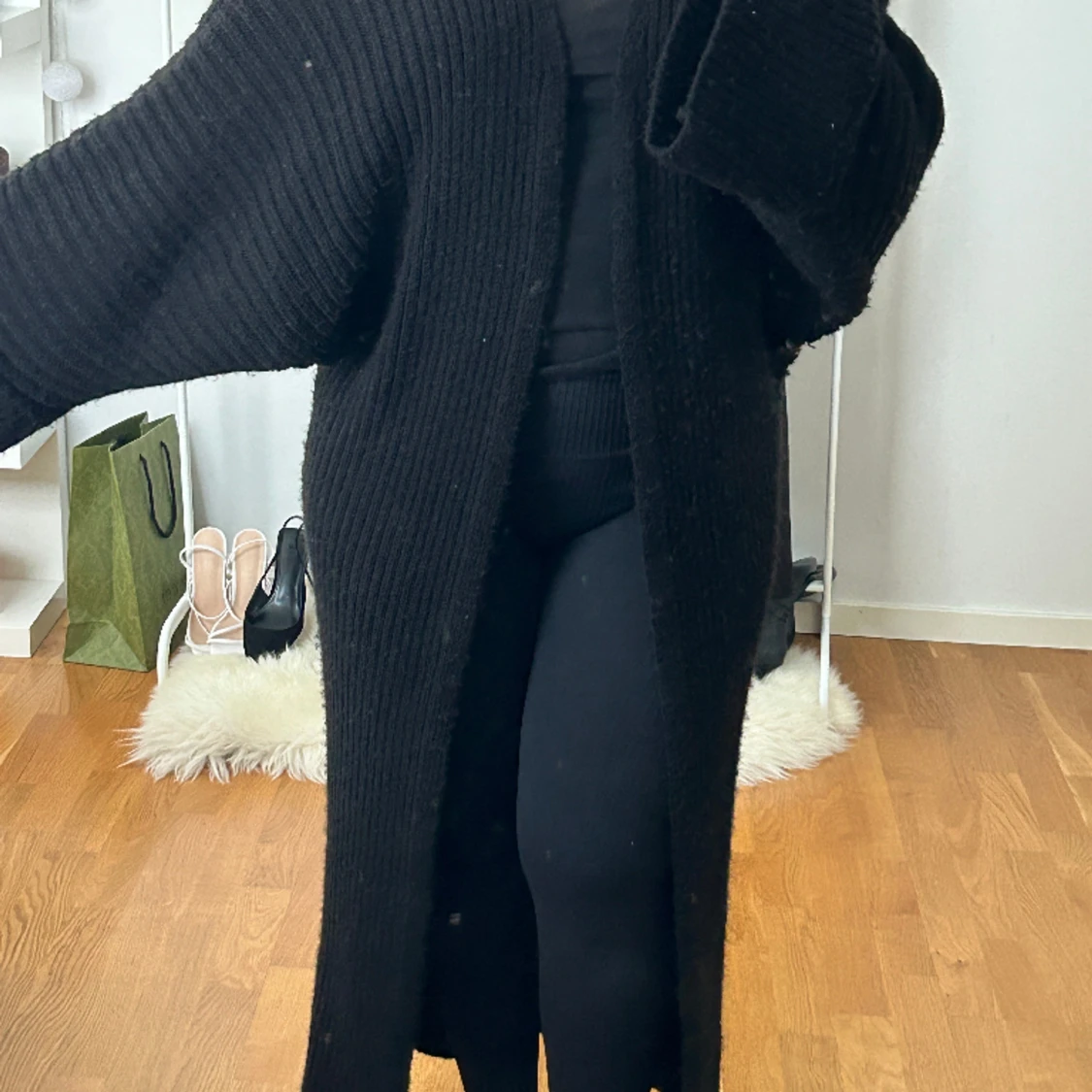 Lång cardigan  - 90