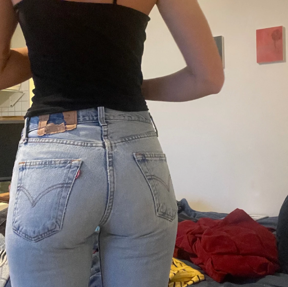 Classic blå levis jeans 501