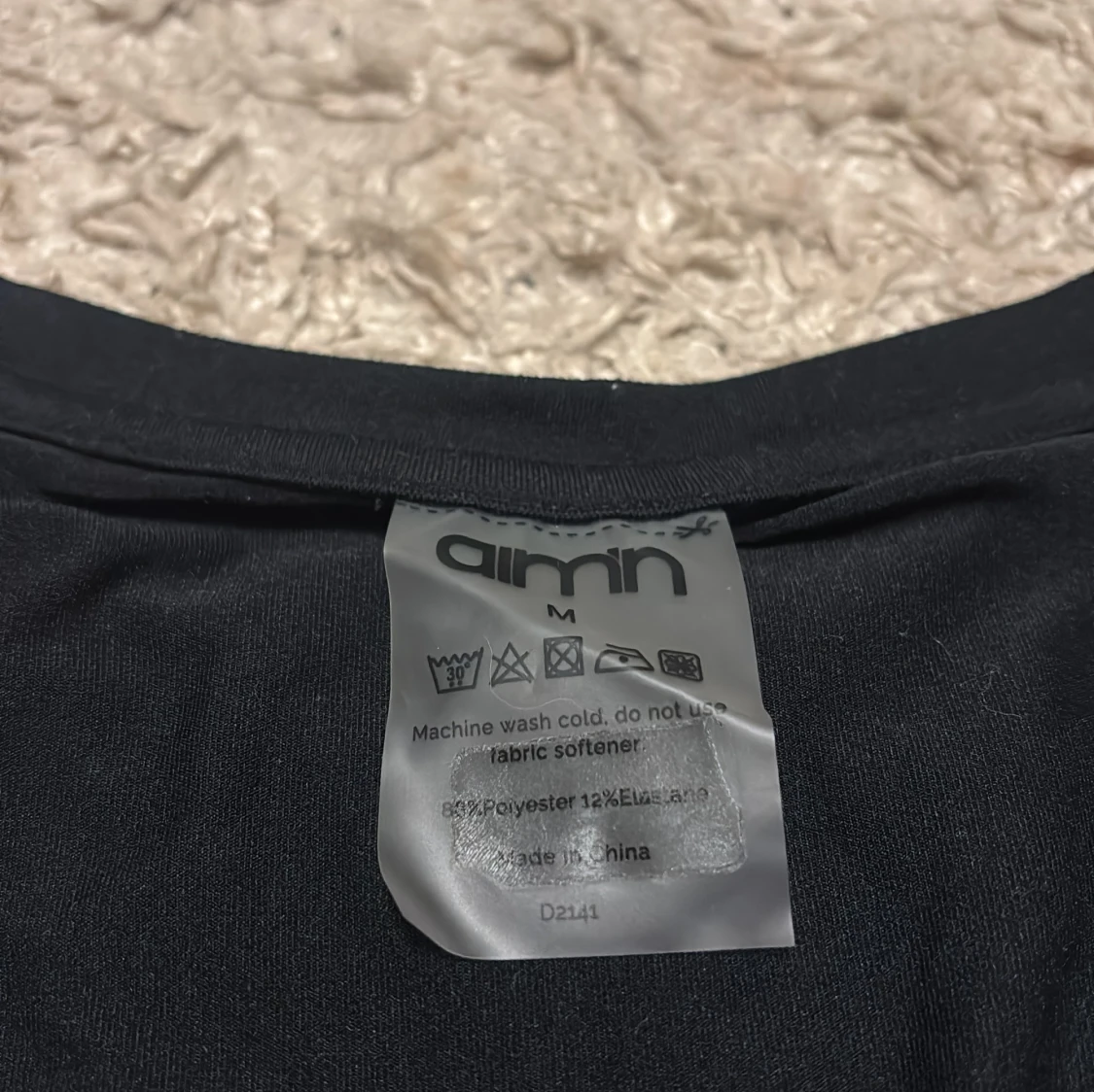 Svart långärmad tröja från Aim'n - 1