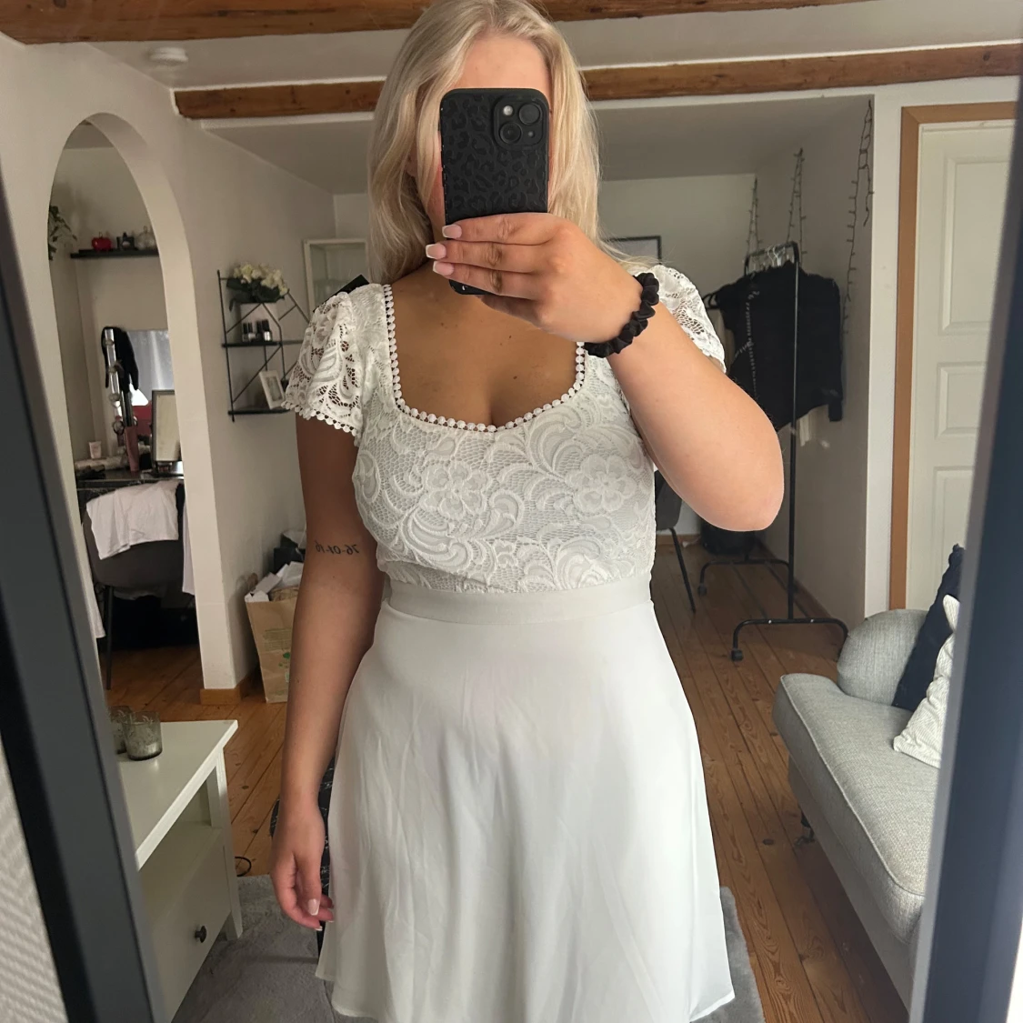 Vit klänning från Nelly