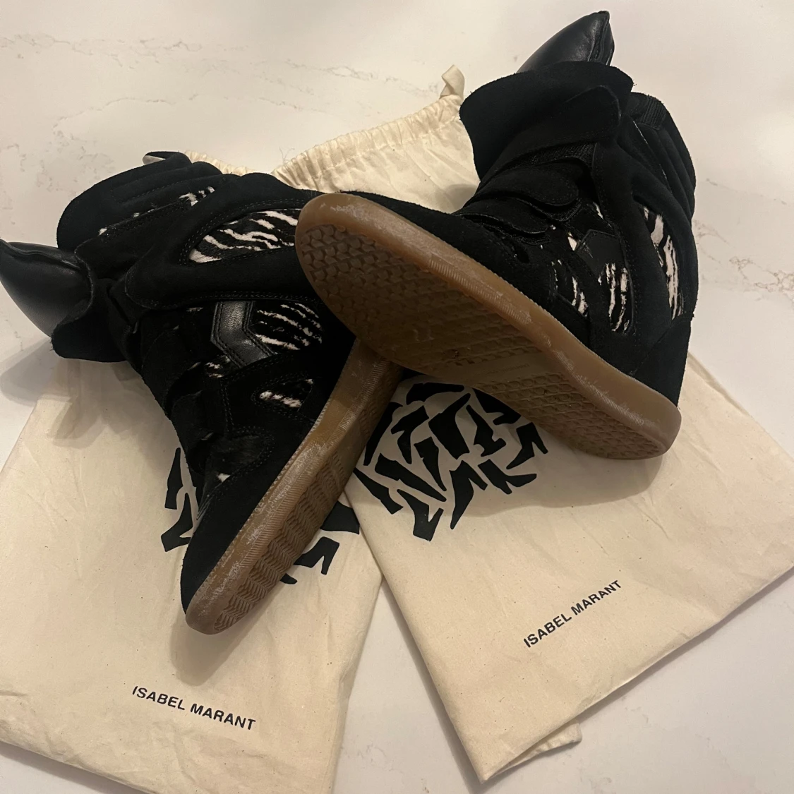 Isabel marant, limited edition zebra print OANVÄNDA  - 1