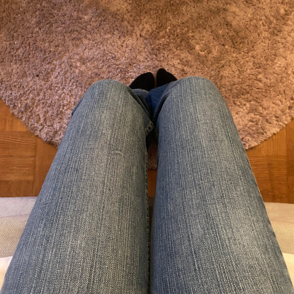 Blå jeans i vintage-stil - 91