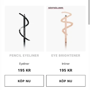 Eyeliner och Inliner från CAIA - Säljer en svart pencil eyeliner och en ljus eye brightener inliner. Båda för 150kr eller 70kr styck 😊helt oanvända 