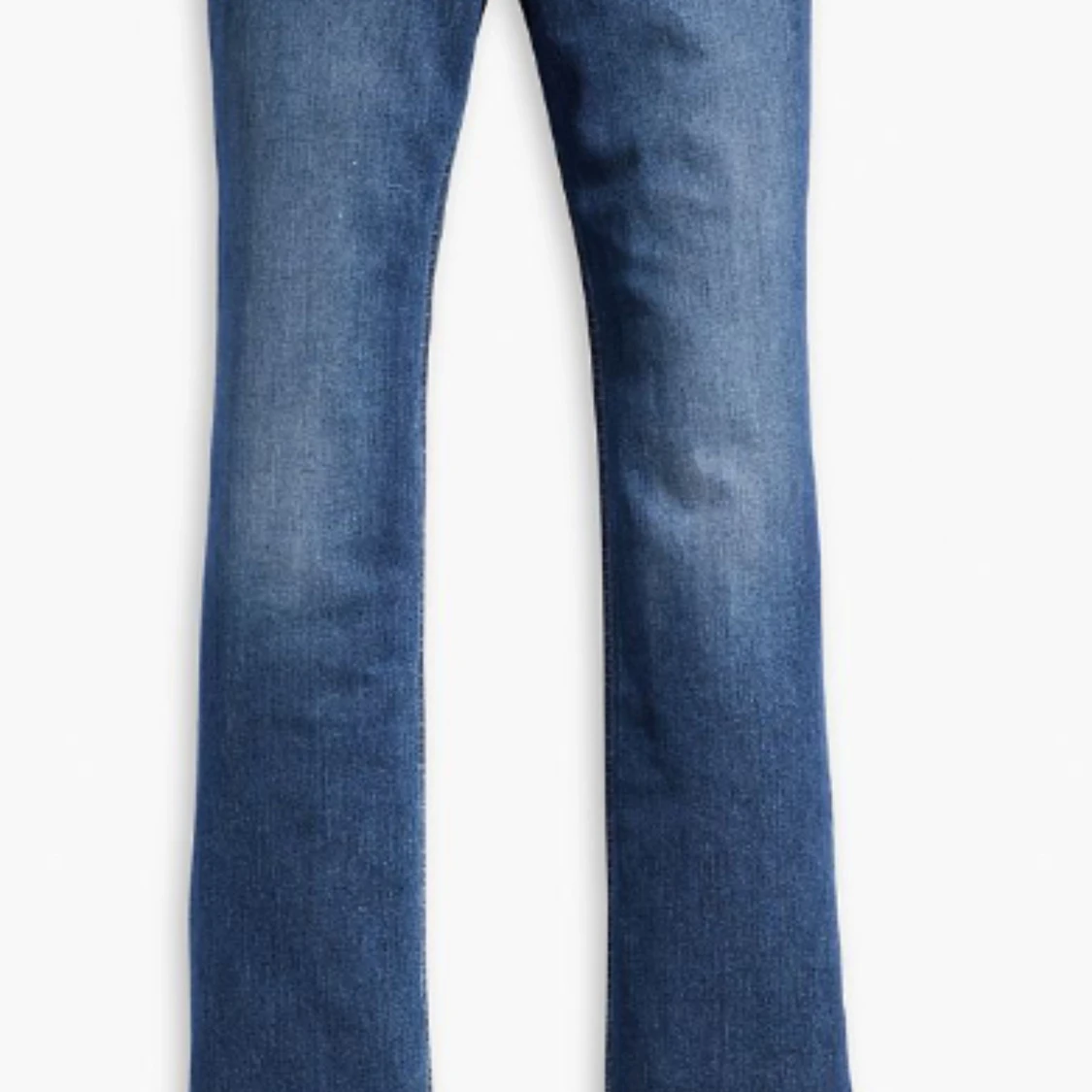 Blå bootcut jeans