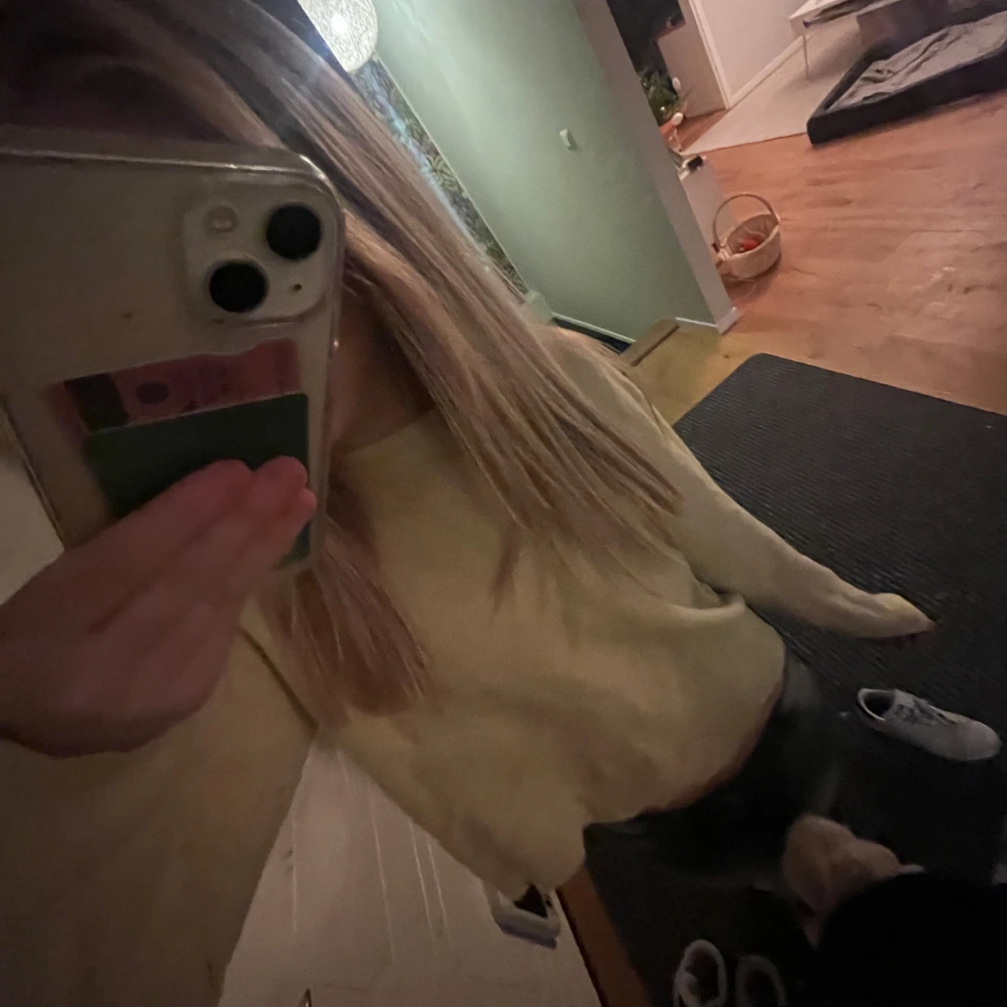 Gul stickad  tröja från carin wester  - 1