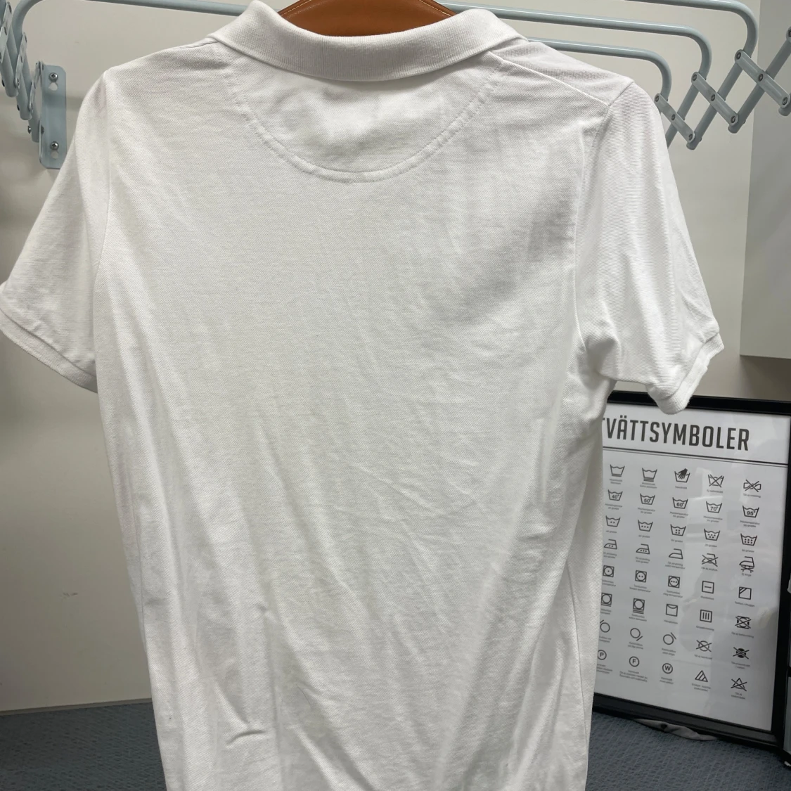 Vit pikétröja från Lyle & Scott - 90