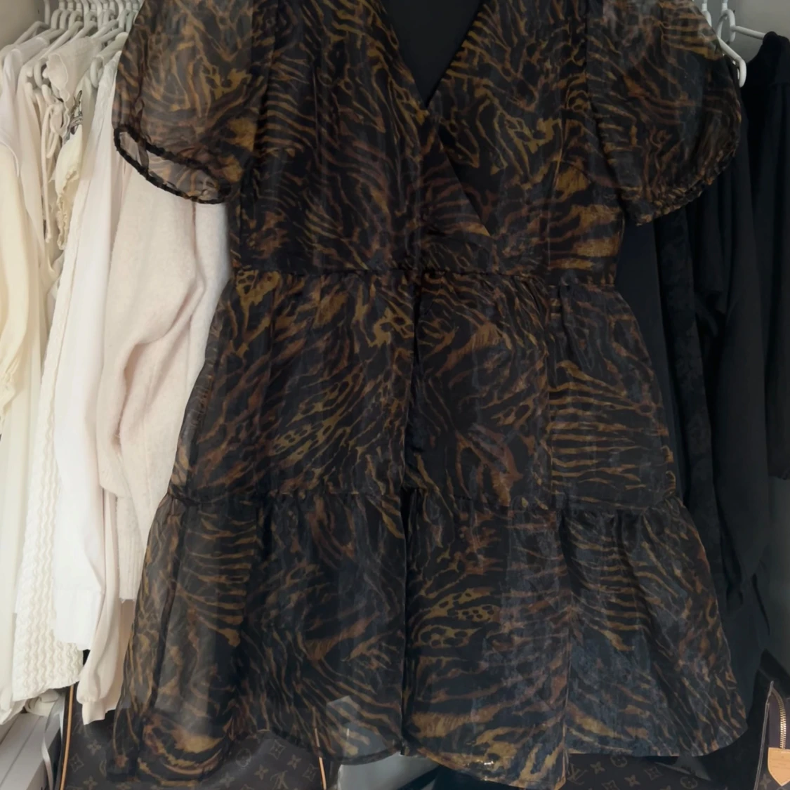 Zebra mönstring klänning  - 90