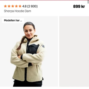 Beige Sherpa Hoodie Dam - Inte använd jätte mycket, den är i bra skick. 