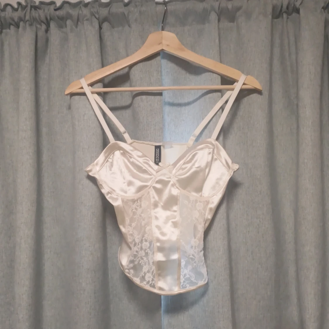 !OBS! vit korsett topp - 91